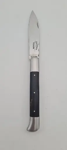 Le Roquefort en Loupe d’Orme – Couteau pliant régional avec manche en loupe d’orme
